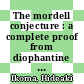 The mordell conjecture : a complete proof from diophantine geometry [E-Book] /