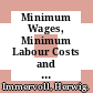 Minimum Wages, Minimum Labour Costs and the Tax Treatment of Low-Wage Employment [E-Book] /