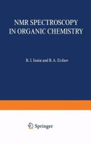 NMR spectroscopy in organic chemistry /