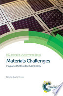 Materials challenges : inorganic photovoltaic solar energy  / [E-Book]