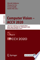 Computer Vision - ACCV 2020 [E-Book] : 15th Asian Conference on Computer Vision, Kyoto, Japan, November 30 - December 4, 2020, Revised Selected Papers, Part V /
