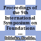 Proceedings of the 9th International Symposium on Foundations of Quantum Mechanics in the Light of New Technology : ISOM--Tokyo '08 [E-Book] /