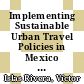 Implementing Sustainable Urban Travel Policies in Mexico [E-Book] /