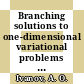 Branching solutions to one-dimensional variational problems / [E-Book]