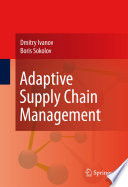 Adaptive Supply Chain Management [E-Book] /