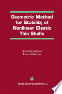 Geometric Method for Stability of Non-Linear Elastic Thin Shells [E-Book] /