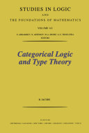 Categorical logic and type theory [E-Book] /