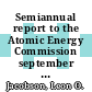 Semiannual report to the Atomic Energy Commission september 1965 : [E-Book]