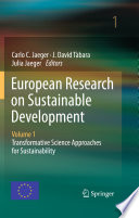 European Research on Sustainable Development [E-Book] : Volume 1: Transformative Science Approaches for Sustainability /