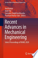Recent Advances in Mechanical Engineering [E-Book] : Select Proceedings of RAME 2020 /