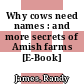 Why cows need names : and more secrets of Amish farms [E-Book] /