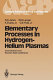 Elementary processes in hydrogen helium plasmas: cross sections and reaction rate coefficients.