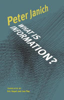 What is information? [E-Book] /