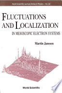 Fluctuations and localization in mesoscopic electron systems /