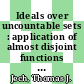 Ideals over uncountable sets : application of almost disjoint functions and generic ultrapowers [E-Book] /