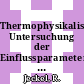 Thermophysikalische Untersuchung der Einflussparameter einer luftstrahlstabilisierten Brennkammer.