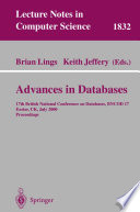 Advances in Databases [E-Book] : 17th British National Conference on Databases, BNCOD 17 Exeter, UK, July 3–5, 2000 Proceedings /