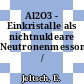 Al2O3 - Einkristalle als nichtnukleare Neutronenmessonden /