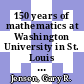 150 years of mathematics at Washington University in St. Louis : sesquicentennial of mathematics at Washington University, October 3-5, 2003, Washington University, St. Louis, Missouri [E-Book] /