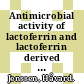Antimicrobial activity of lactoferrin and lactoferrin derived peptides / [E-Book]