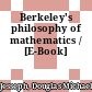 Berkeley's philosophy of mathematics / [E-Book]