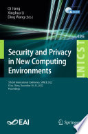 Security and Privacy in New Computing Environments [E-Book] : 5th EAI International Conference, SPNCE 2022, Xi'an, China, December 30-31, 2022, Proceedings /