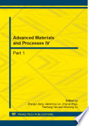 Advanced materials and processes IV : selected, peer reviewed papers from the 4th International Conference on Advanced Design and Manufacturing Engineering (ADME 2014), July 26-27, 2014, Hangzhou, China [E-Book] /