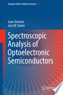 Spectroscopic Analysis of Optoelectronic Semiconductors [E-Book] /