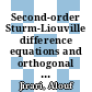 Second-order Sturm-Liouville difference equations and orthogonal polynomials [E-Book] /