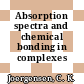 Absorption spectra and chemical bonding in complexes /