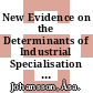 New Evidence on the Determinants of Industrial Specialisation [E-Book] /