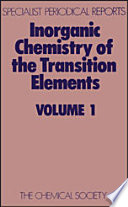Inorganic chemistry of the transition elements. 1 : a review of the literature published between Oct. 1970 and Sep. 1971.