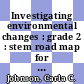 Investigating environmental changes : grade 2 : stem road map for elementary school [E-Book] /