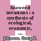 Seaweed invasions : a synthesis of ecological, economic, and legal imperatives [E-Book] /