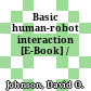 Basic human-robot interaction [E-Book] /