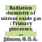 Radiation chemistry of nitrous oxide gas : Primary processes, elementary reactions, and yields