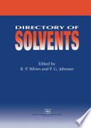 Directory of Solvents [E-Book] /