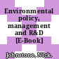 Environmental policy, management and R&D [E-Book] /