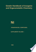 Ni Organonickel Compounds [E-Book] /