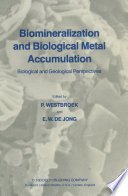 Biomineralization and Biological Metal Accumulation [E-Book] : Biological and Geological Perspectives Papers presented at the Fourth International Symposium on Biomineralization, Renesse, The Netherlands, June 2–5, 1982 /