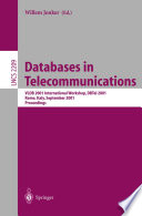 Databases in Telecommunications II [E-Book] : VLDB 2001 International Workshop Rome, Italy, September 10, 2001 Proceedings /