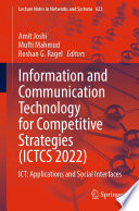 Information and Communication Technology for Competitive Strategies (ICTCS 2022) [E-Book] : ICT: Applications and Social Interfaces /