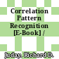 Correlation Pattern Recognition [E-Book] /