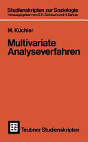Multivariate Analyseverfahren /