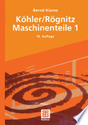 Köhler/Rögnitz Maschinenteile 1 [E-Book] /