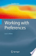 Working with Preferences: Less Is More [E-Book] : Less Is More /