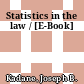Statistics in the law / [E-Book]