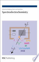 Spectroelectrochemistry /