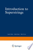 Introduction to Superstrings [E-Book] /