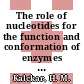 The role of nucleotides for the function and conformation of enzymes : Alfred Benzon Symposium : 0001: proceedings : Köbenhavn, 09.09.68-11.09.68.